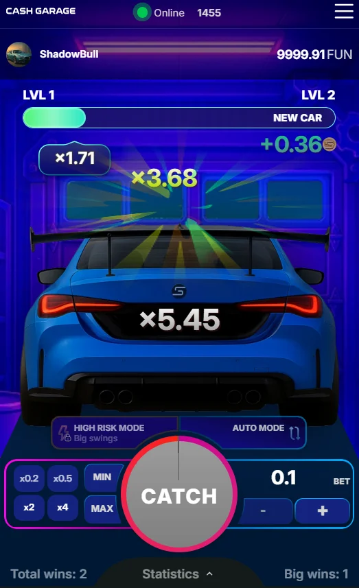 Cash Garage app