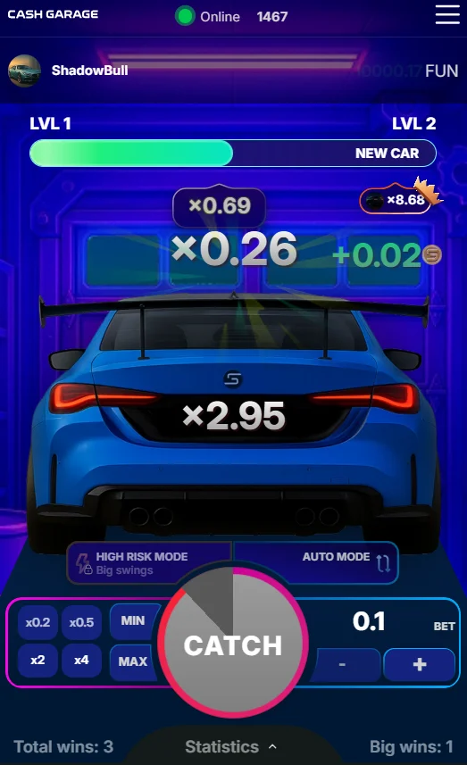 Cash Garage demo